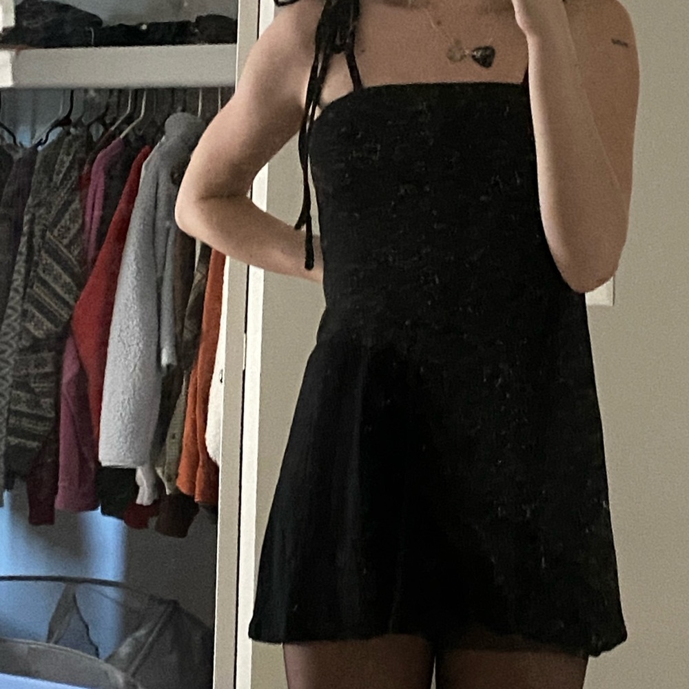 Short black dress